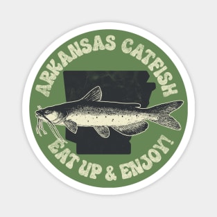 Arkansas Catfish - Eat Up Magnet